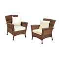 W Unlimited Outdoor Faux Sea Grass Garden Patio Furniture Set - 2 Piece SW1529CH2